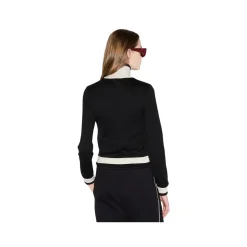 Fleece Schwarz Weiß 2