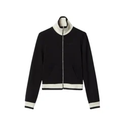 Fleece Schwarz Weiß