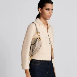 Alternative view of Saddle Genarbtes Kalbsleder Hellbeige