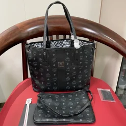 Liz Visetos Shopper Medium Schwarz 36 cm 2