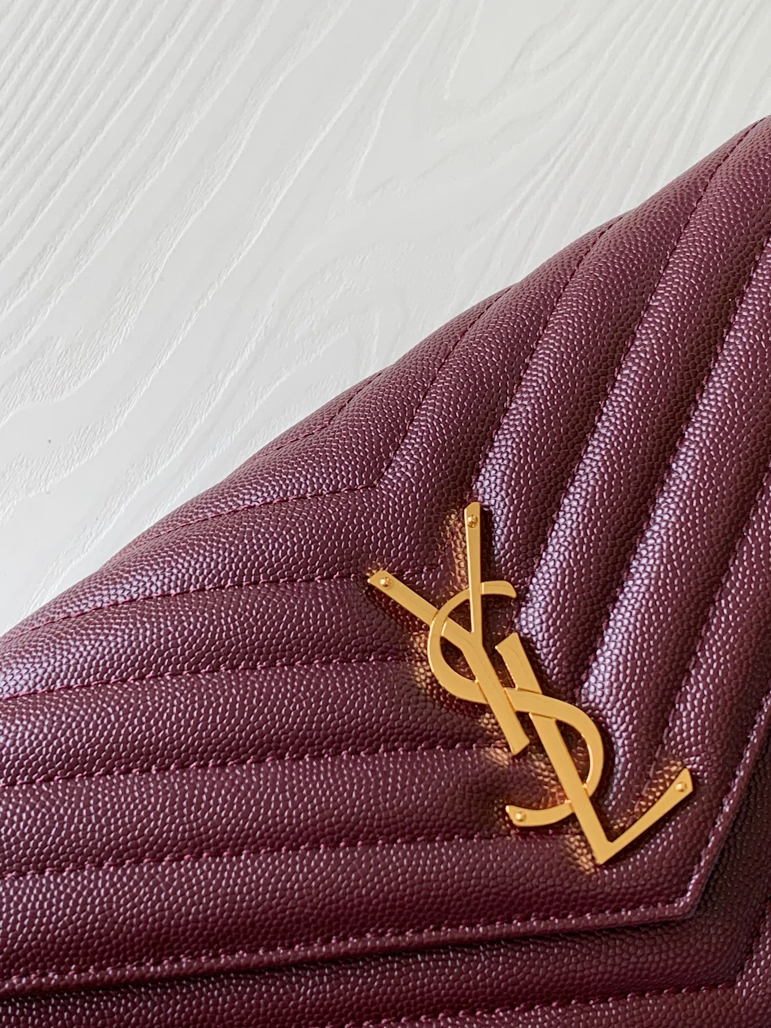 Chain Wallet Bordeaux – Bild 8