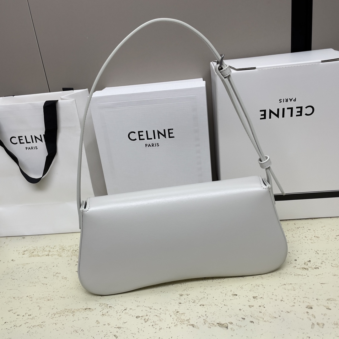 Medium Lola Bag Weiß und Silber – Bild 3