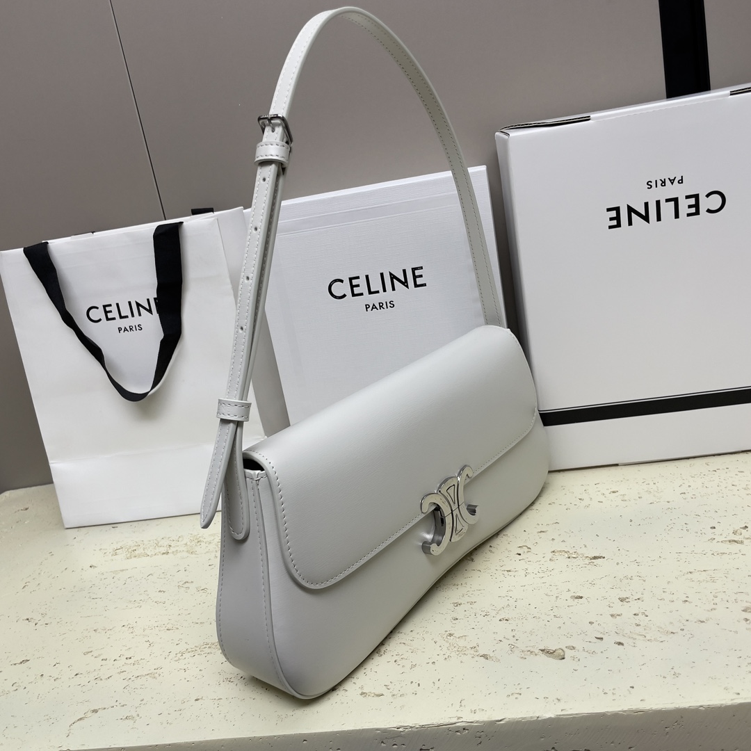 Medium Lola Bag Weiß und Silber – Bild 4