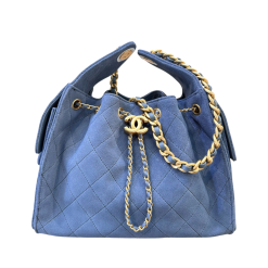 Hobo Bag Blue Jeans 30 cm