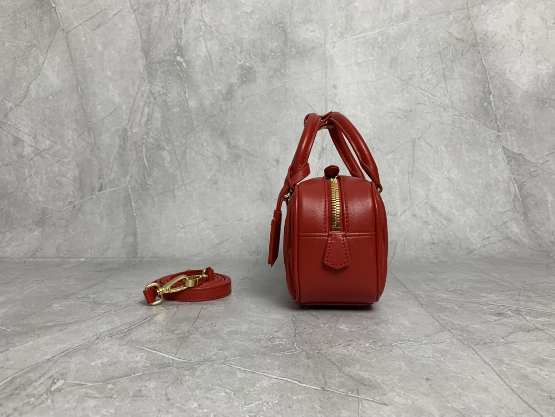 Arcadie Mini Bag Aus Matelassé Nappaleder Rot – Bild 9