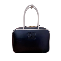 Beau Tasche Aus Leder Schwarz Weiss