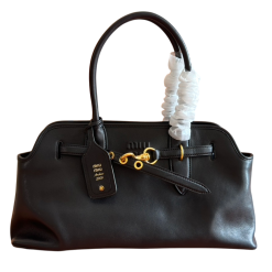 Aventure Tasche Aus Nappa Leder Schwarz