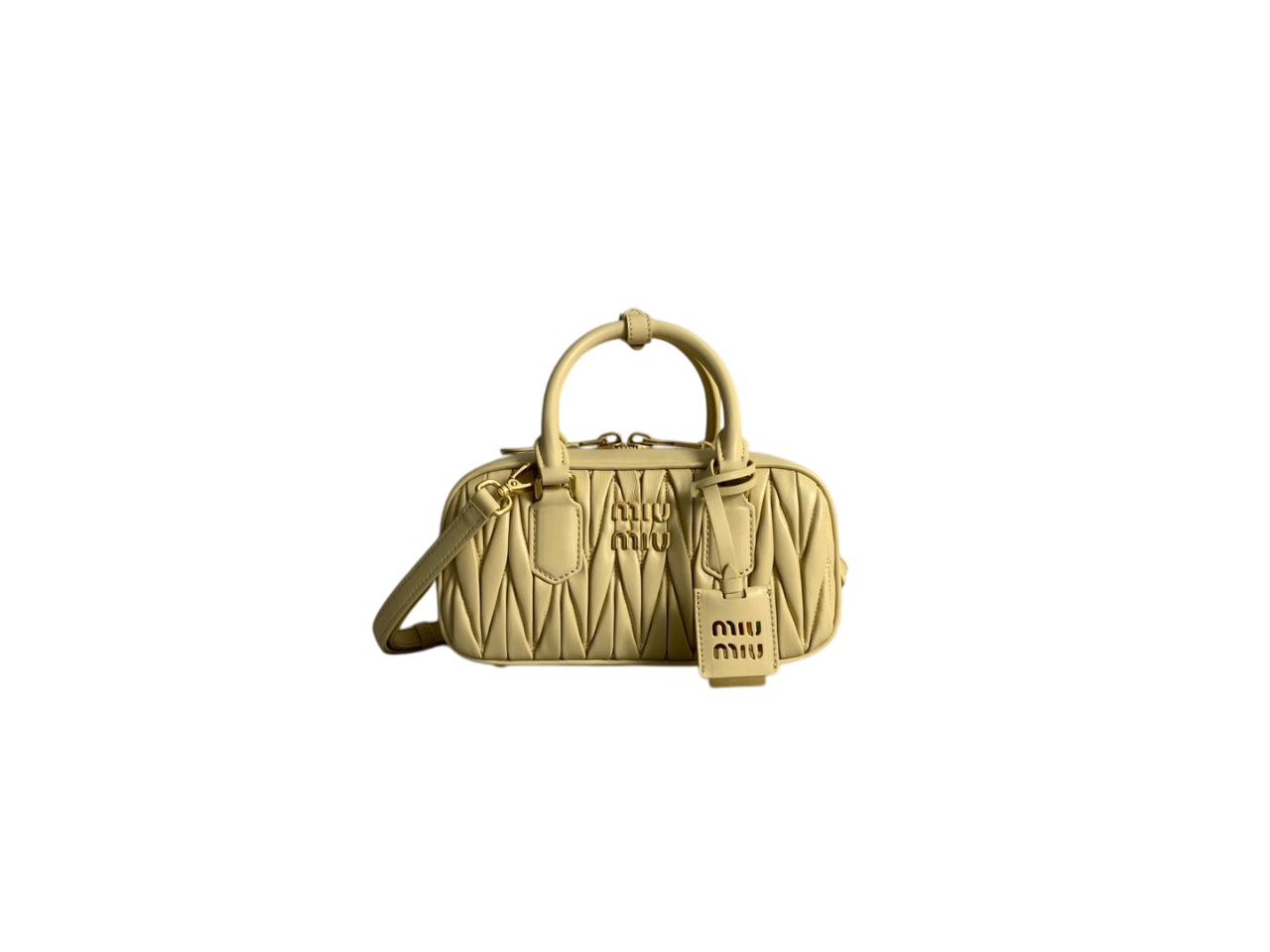 Arcadie Tasche Aus Sojagrünem Matelassé