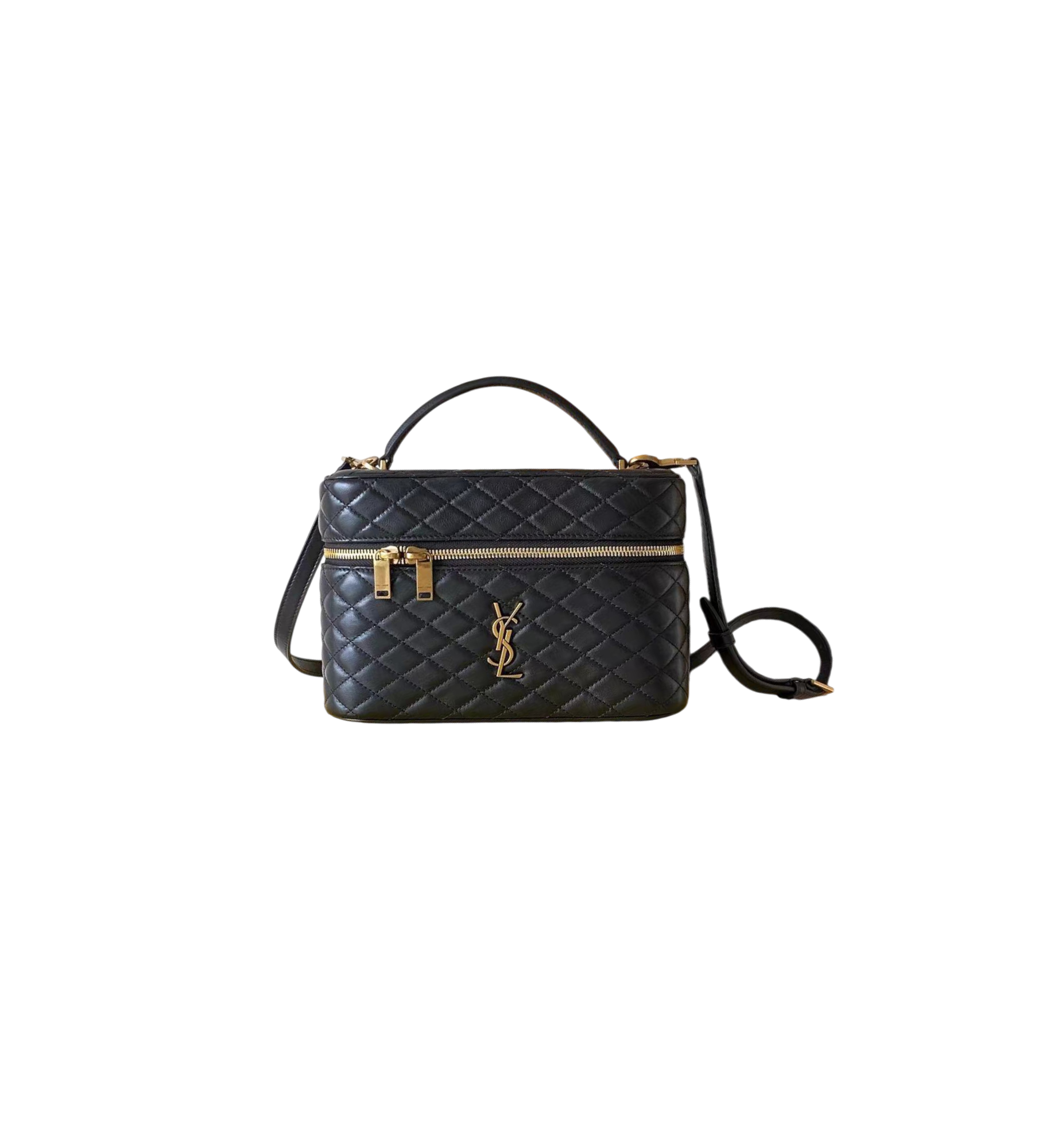 Gaby Vanity Bag Schwarz und Gold