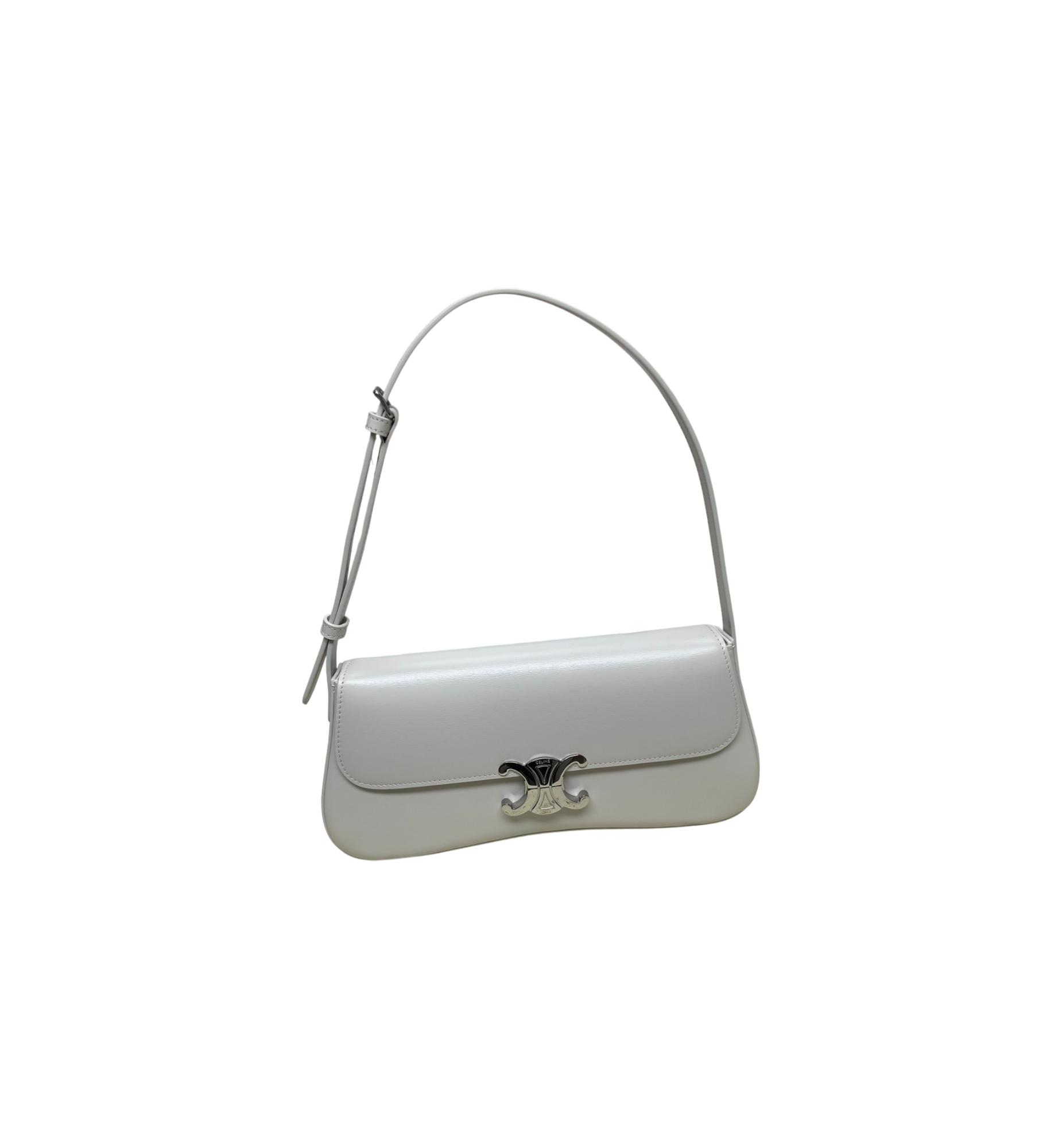 Medium Lola Bag Weiß und Silber