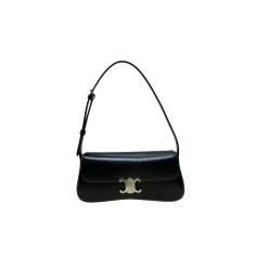 Medium Lola Bag Schwarz und Silber