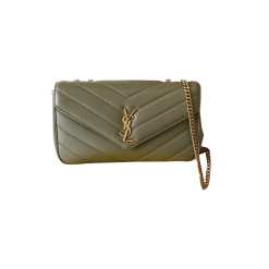 Medium LouLou Dunkelgrün und Gold