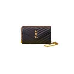 Chain Wallet Schwarz und Gold