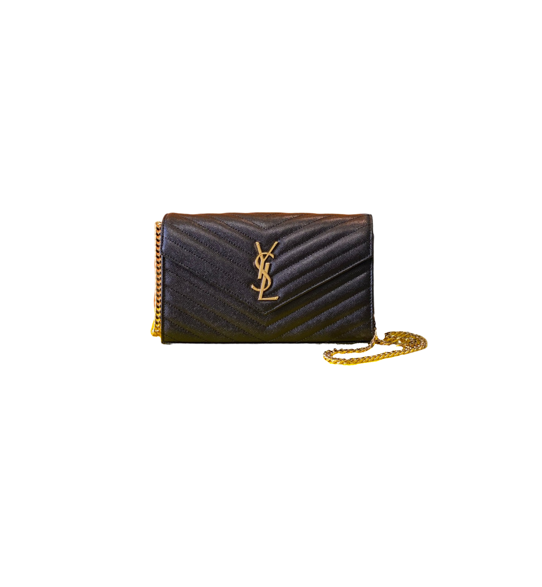 Chain Wallet Schwarz und Gold