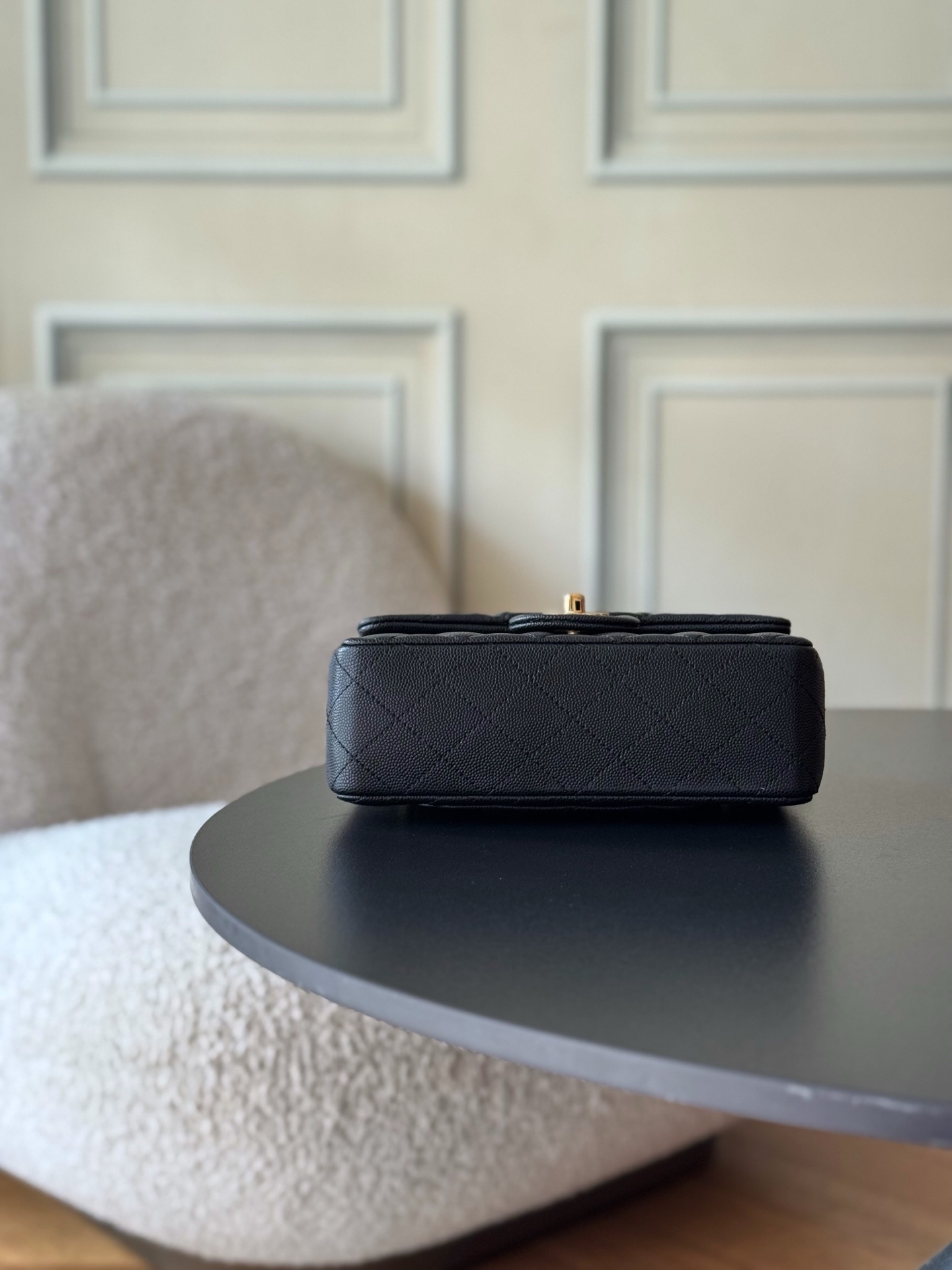 Mini Rectangular Schwarz und Gold 20 cm – Bild 7