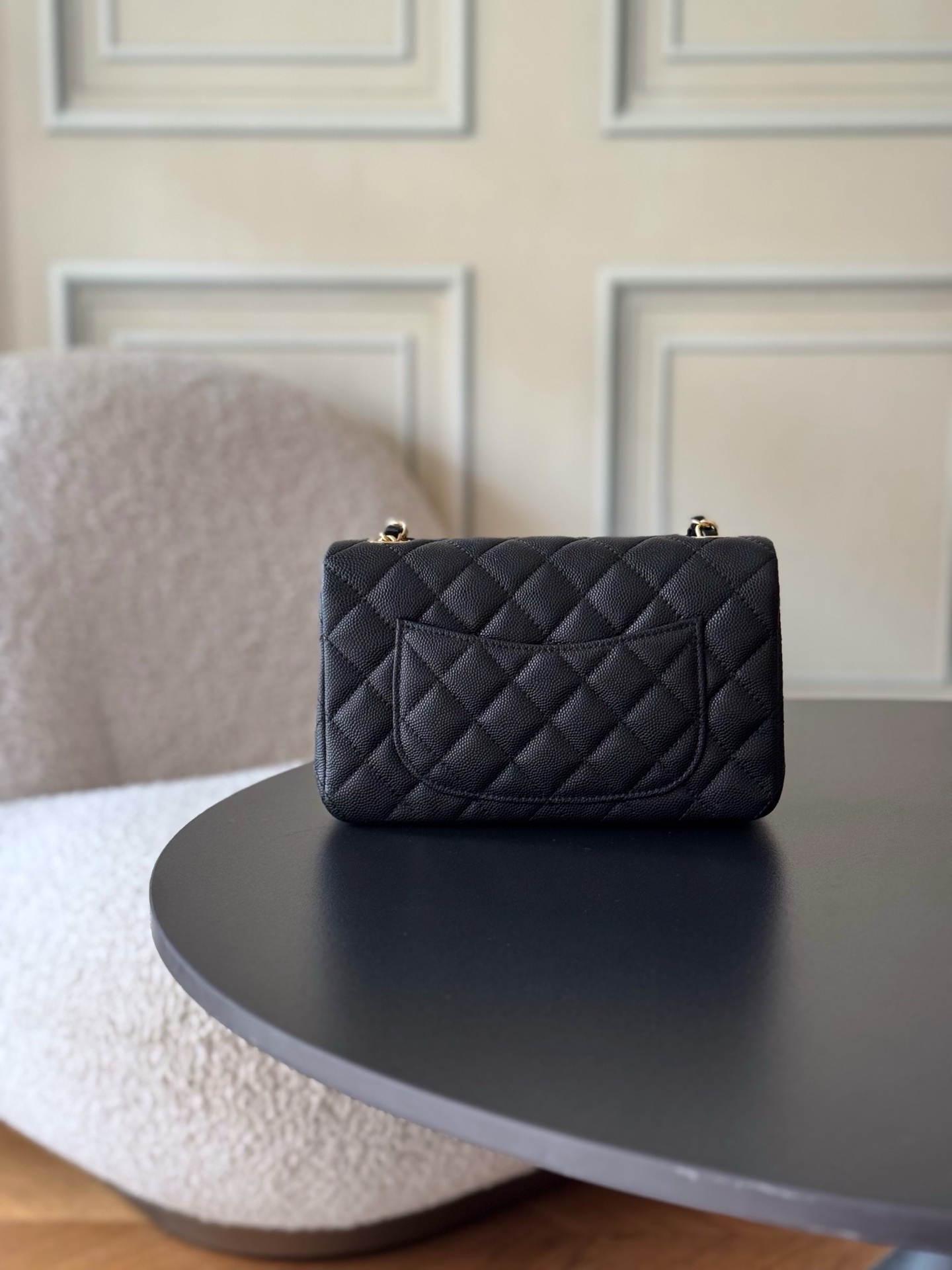 Mini Rectangular Schwarz und Gold 20 cm – Bild 3