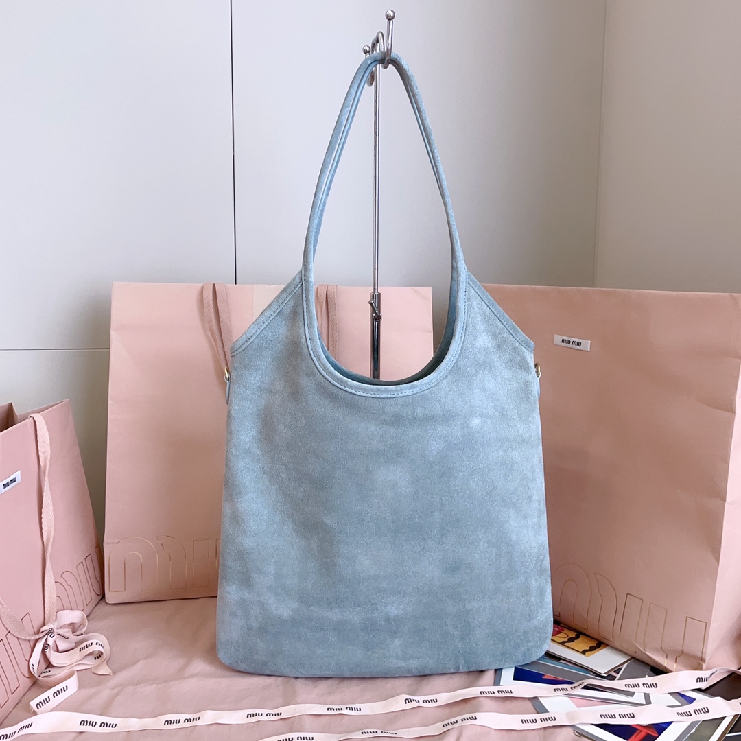 IVY Tasche aus Wildleder Puderblau – Bild 5