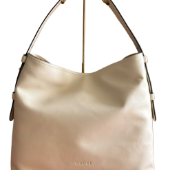 Großer Beatrix Shopper Weißes Weiches Glattleder