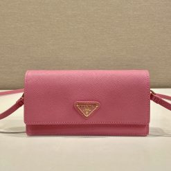 Alternative view of Mini Bag Aus Saffiano-Leder  Pfirsich